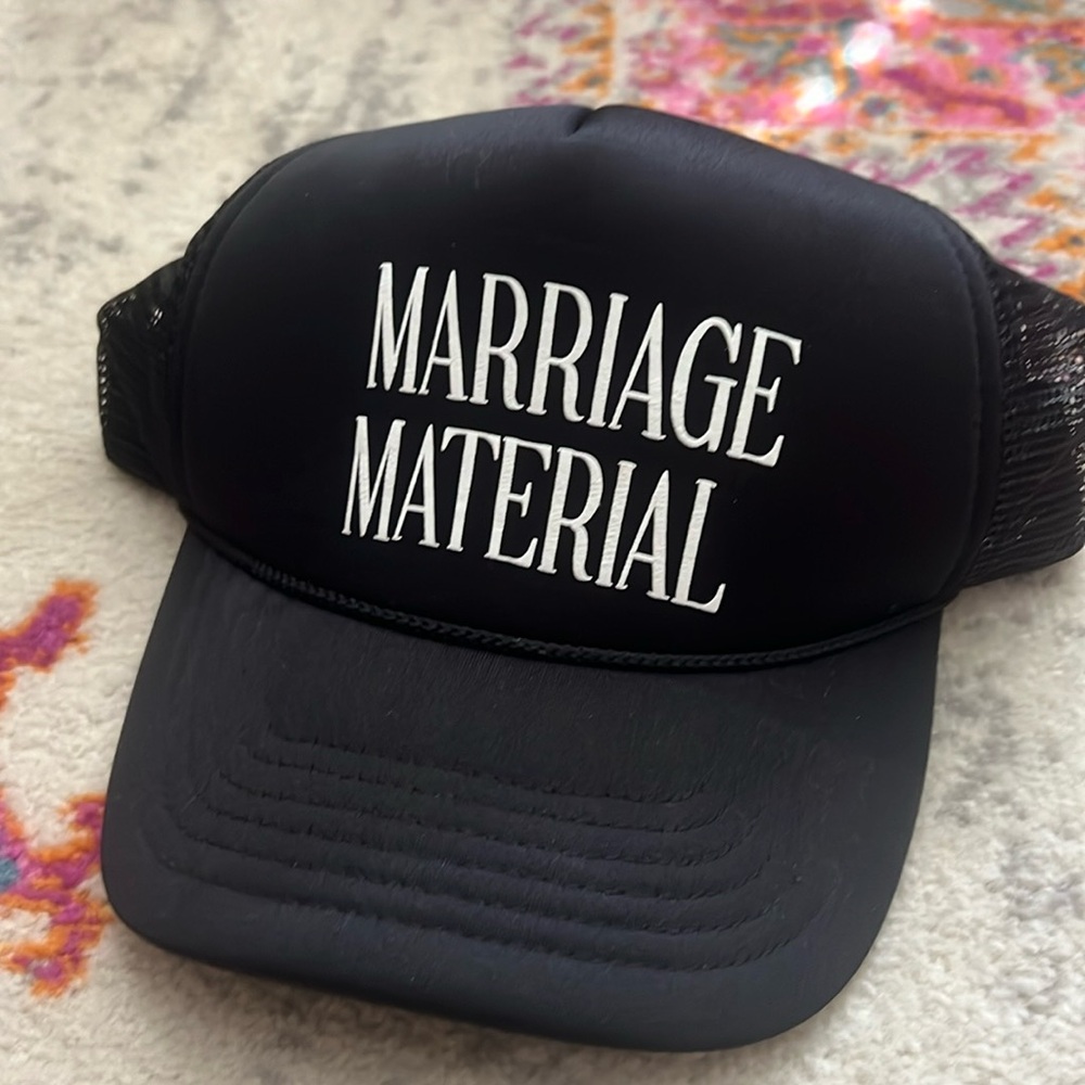 Marriage Material Trucker hat
